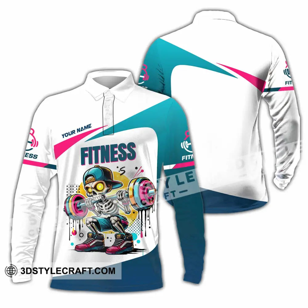 Unisex Shirt Custom Fitness Lover Shirt Long Sleeve Polo / S T shirt