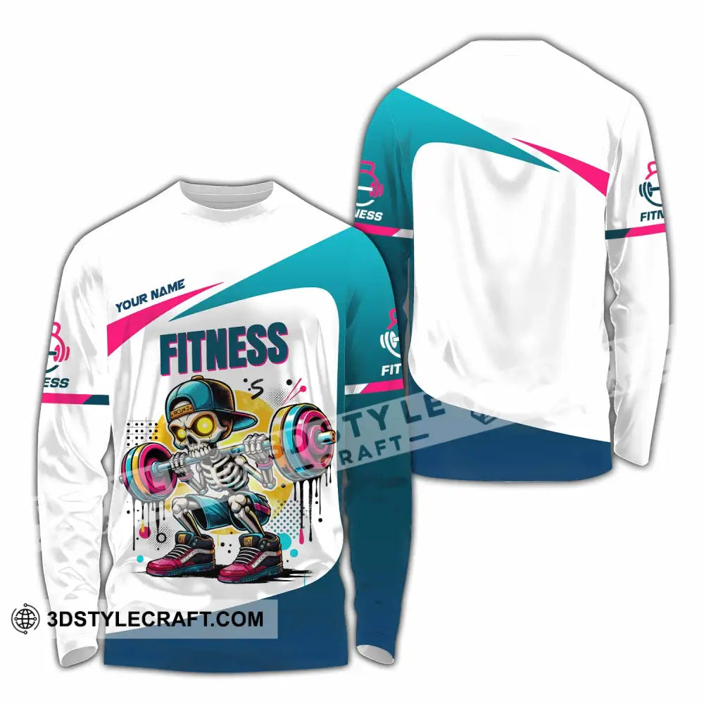 Unisex Shirt Custom Fitness Lover Shirt Long Sleeve Shirt / S T shirt