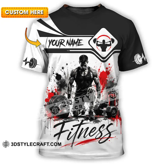 Unisex Shirt - Custom Fitness Shirt style option 1