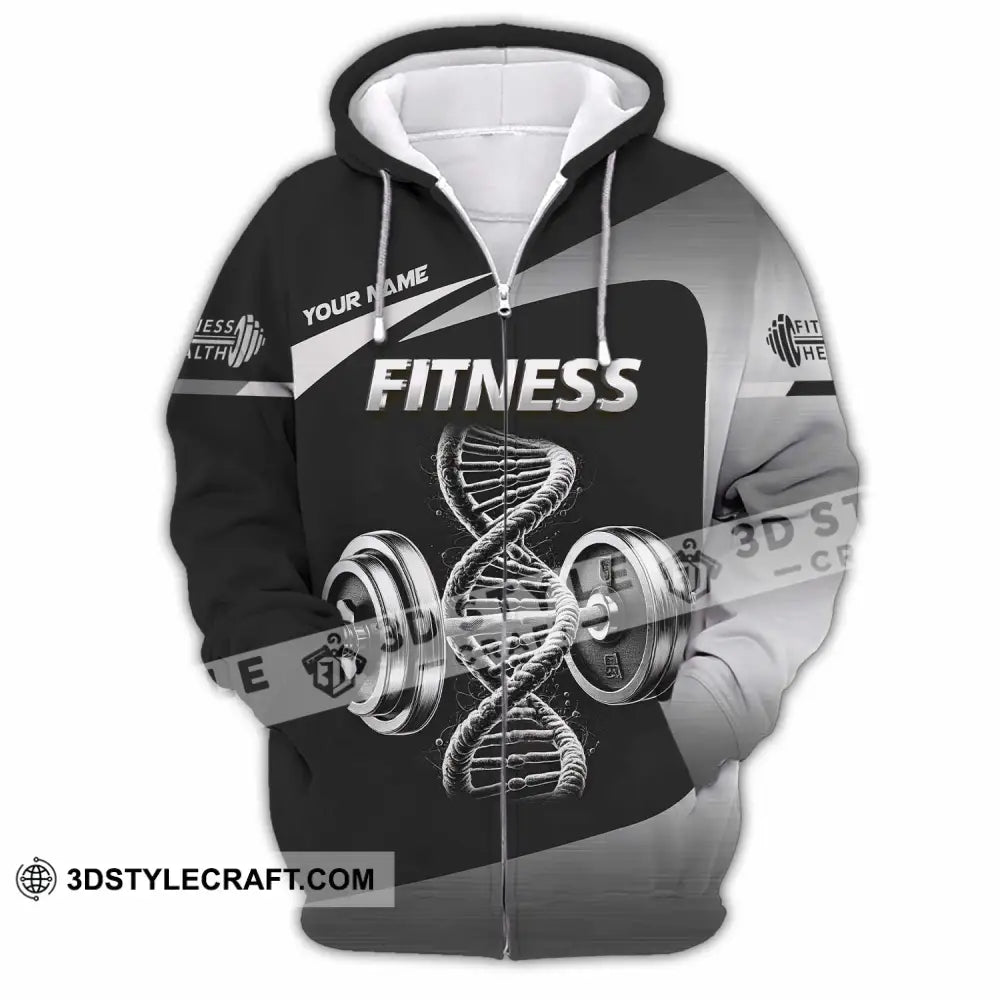 Unisex Shirt - Custom Shirt For Fitness Lover Zipper Hoodie / S T-shirt