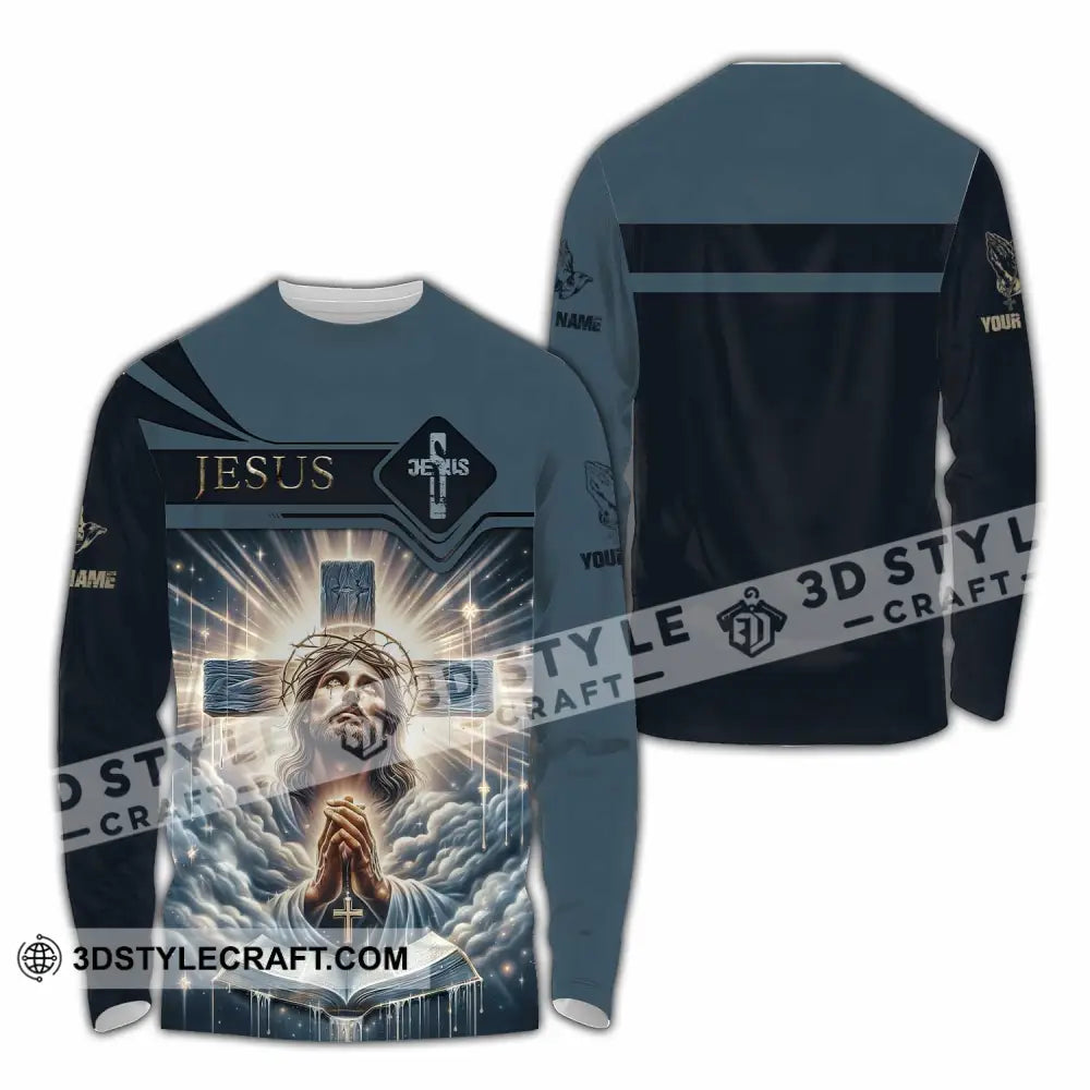 Unisex Shirt - Custom Shirt For Jesus Prayer Long Sleeve Shirt / S T-shirt