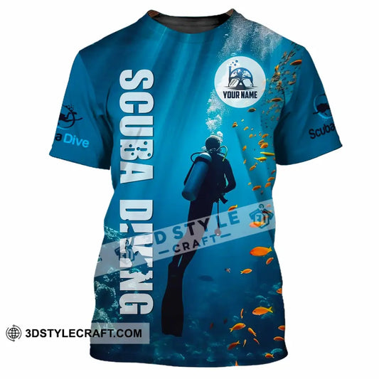 Unisex Shirt - Custom Shirt For Scuba Diving Player T-Shirt / S T-shirt