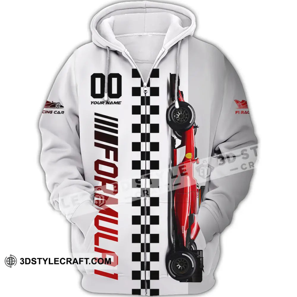 Unisex Shirt - Custom Formula 1 Shirt Zipper Hoodie / S T-shirt