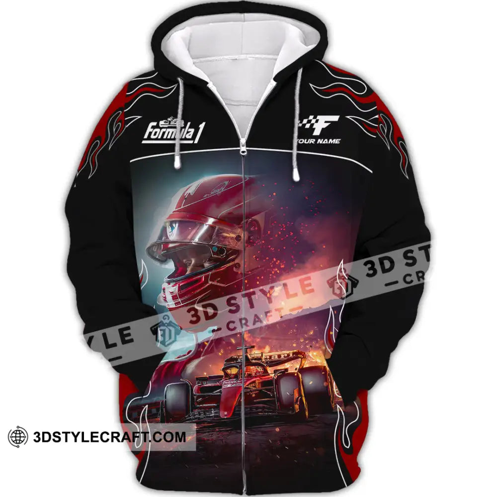 Unisex Shirt - Custom Formula 1 Shirt Zipper Hoodie / S T-shirt