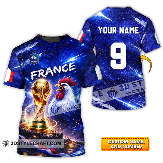 Unisex Shirt - Custom France 3D Shirt style option 1