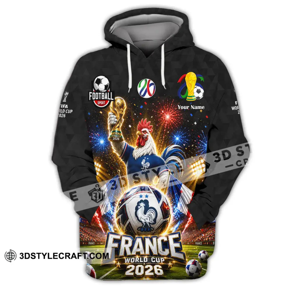 Unisex Shirt - Custom France World Cup 2026 Shirt - Hoodie / S - T-shirt