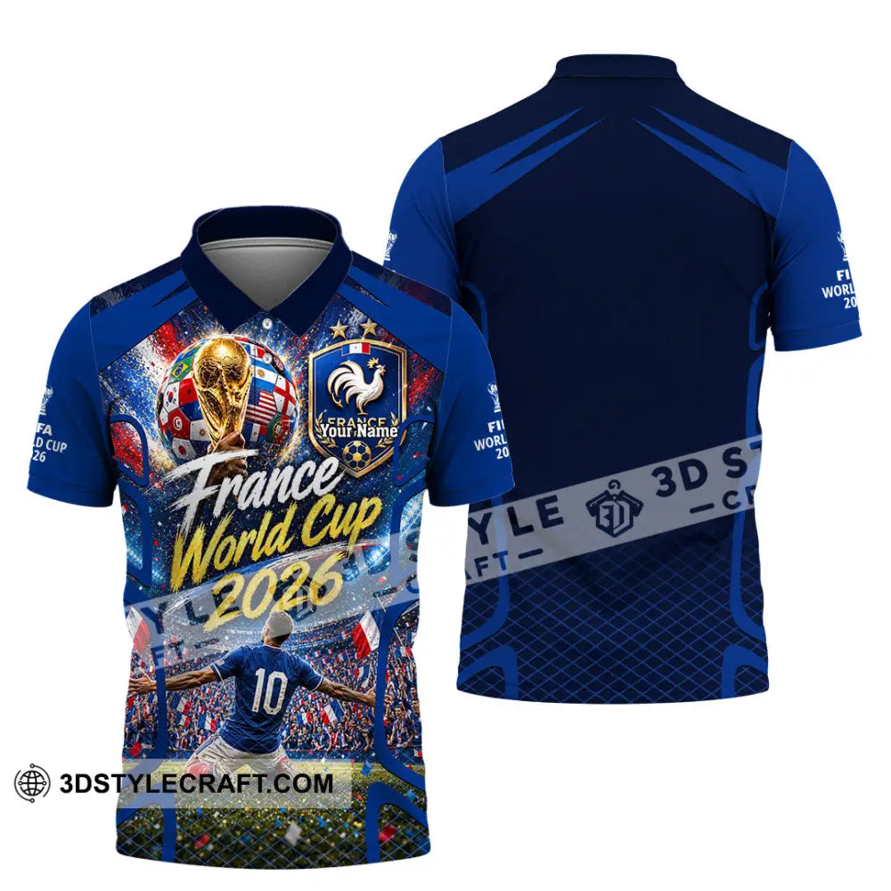 Unisex Shirt - Custom France World Cup 2026 Shirt - Polo Shirt / S - T-shirt