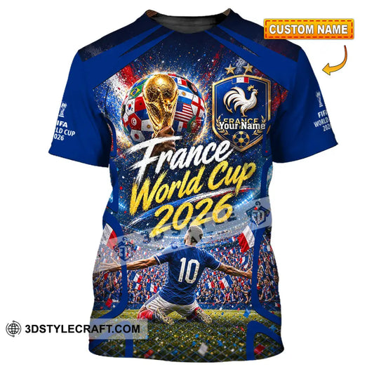 Unisex Shirt - Custom France World Cup 2026 Shirt - T-shirt