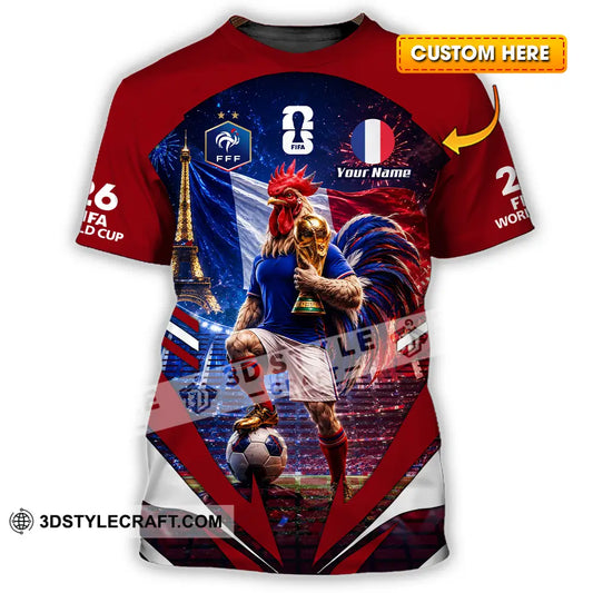 Unisex Shirt - Custom France World Cup 2026 Shirt - T-shirt