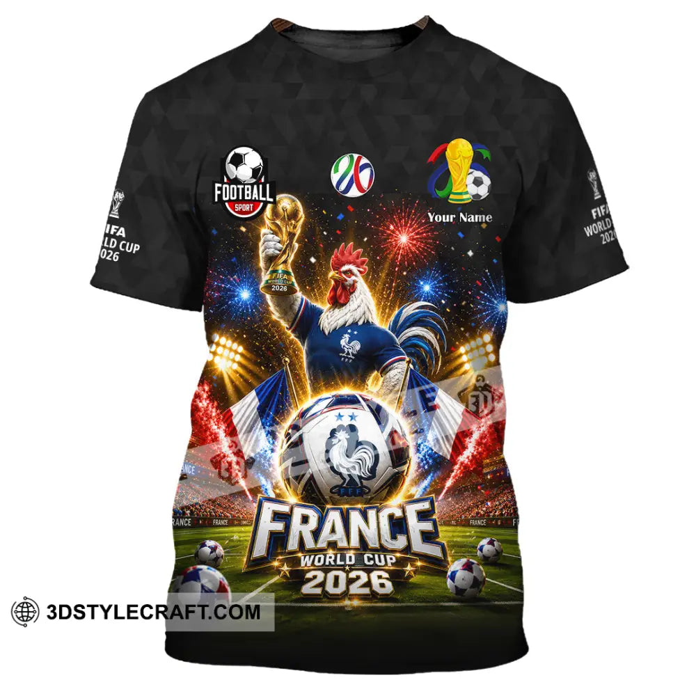 Unisex Shirt - Custom France World Cup 2026 Shirt - T-Shirt / S - T-shirt