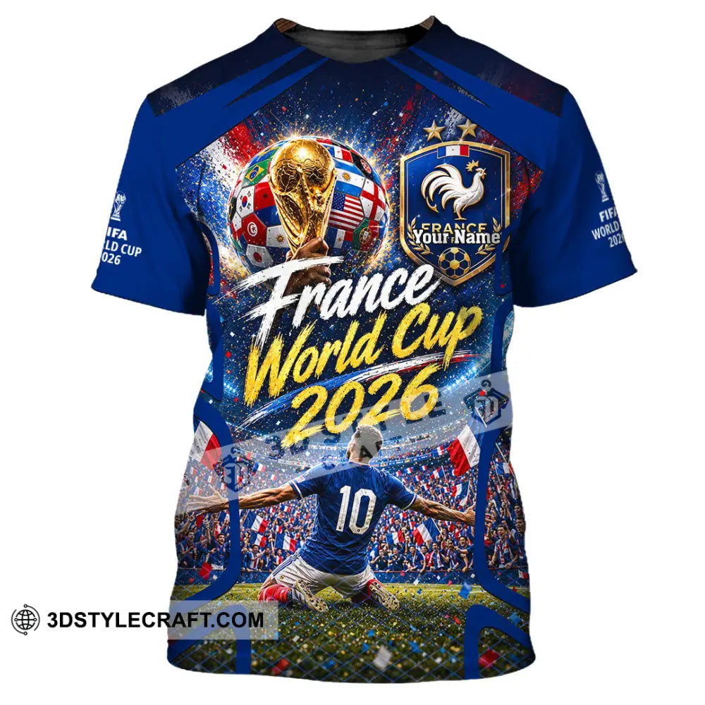 Unisex Shirt - Custom France World Cup 2026 Shirt - T-Shirt / S - T-shirt
