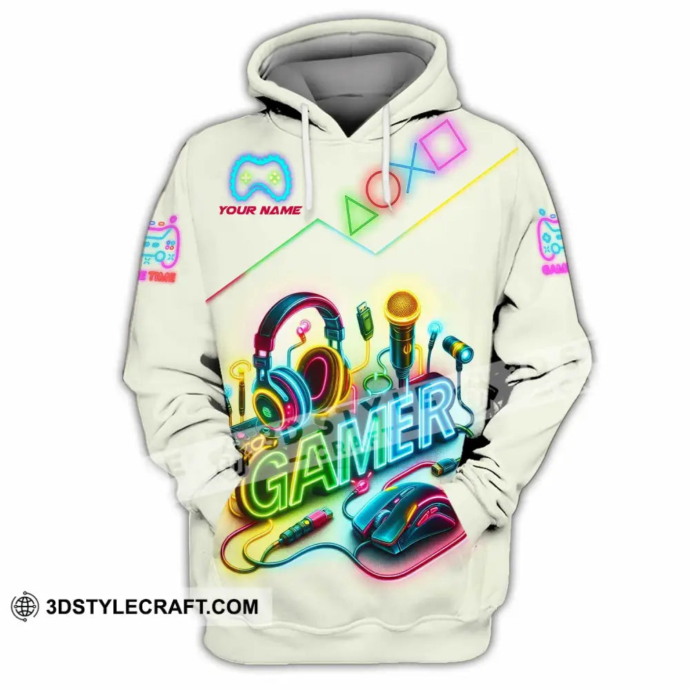 Unisex Shirt - Custom Gamer Game Time Shirt Hoodie / S T-shirt