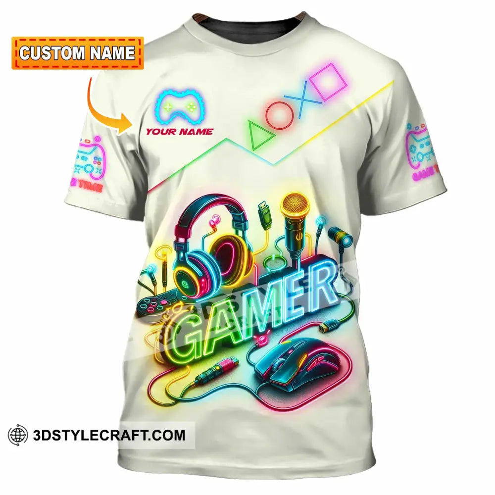 Unisex Shirt - Custom Gamer Game Time Shirt T-shirt