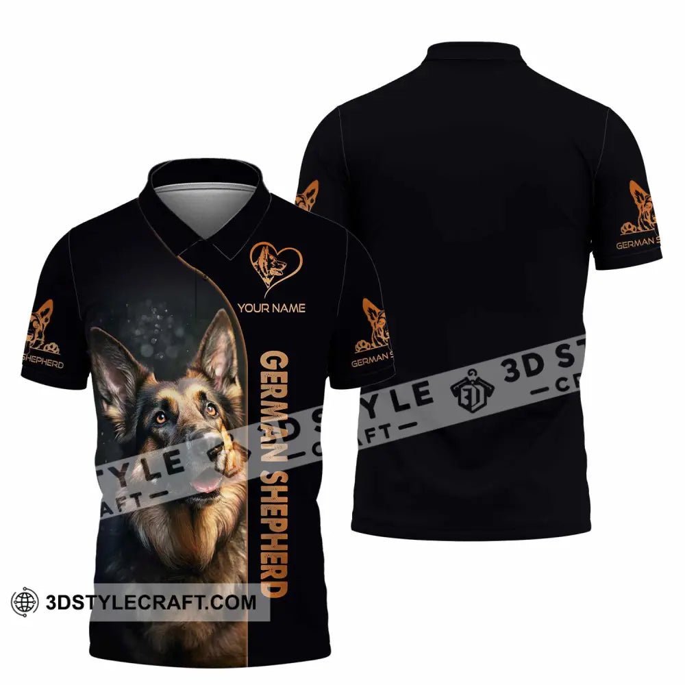 Unisex Shirt - Custom German Shepherd Lover Shirt Polo Shirt / S T-shirt