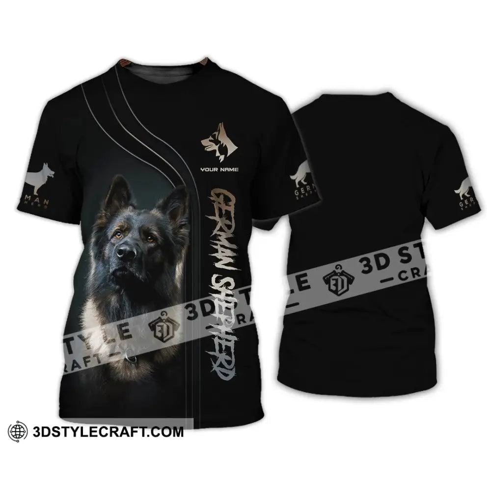 Unisex Shirt Custom German Shepherd T-Shirt For Dog Lovers / S T-Shirt