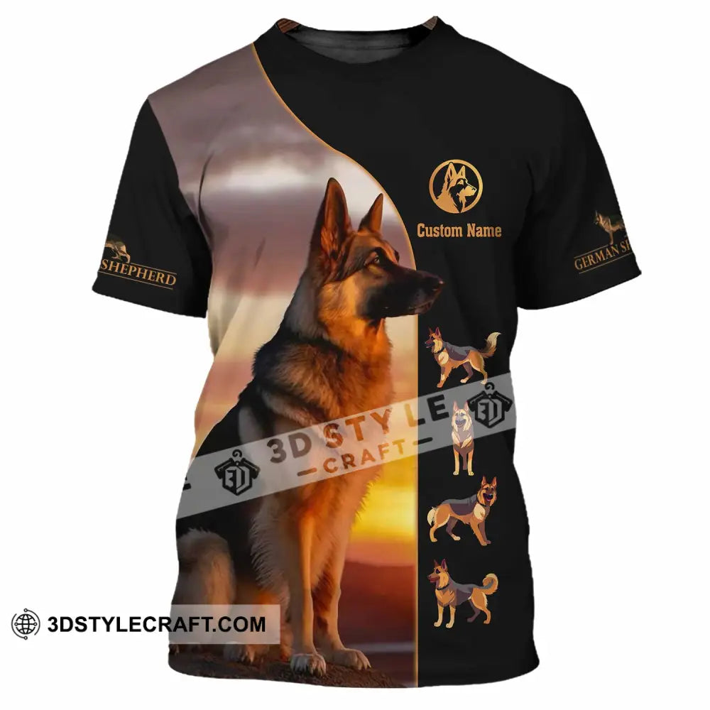 Unisex Shirt - Custom German Shepherd Shirt T-Shirt / S T-shirt