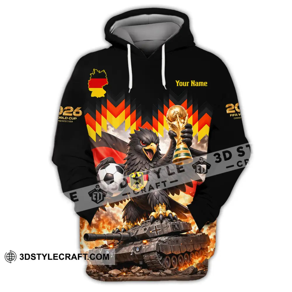 Unisex Shirt - Custom Germany World Cup 2026 3D Shirt Hoodie / S T-shirt