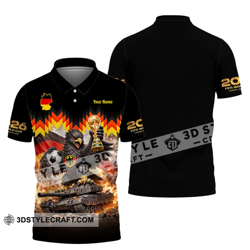 Unisex Shirt - Custom Germany World Cup 2026 3D Shirt Polo Shirt / S T-shirt