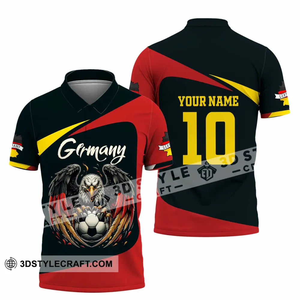 Unisex Shirt - Custom Germany 3D Shirt Polo Shirt / S T-shirt