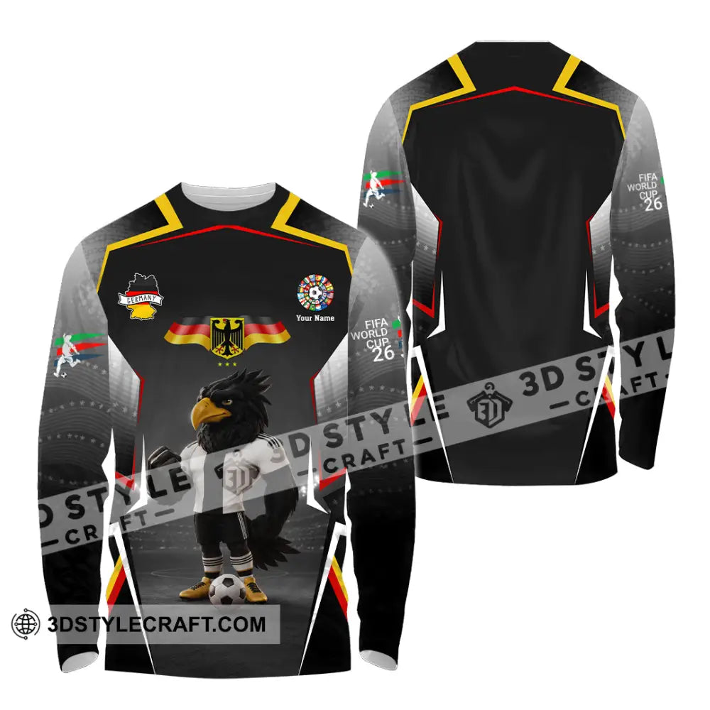 Unisex Shirt - Custom Germany World Cup 2026 Shirt - Long Sleeve Shirt / S - T-shirt