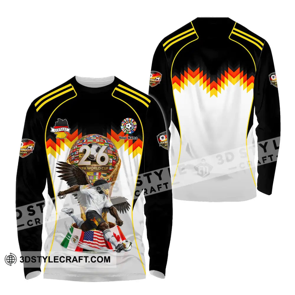 Unisex Shirt - Custom Germany World Cup 2026 Shirt - Long Sleeve Shirt / S - T-shirt