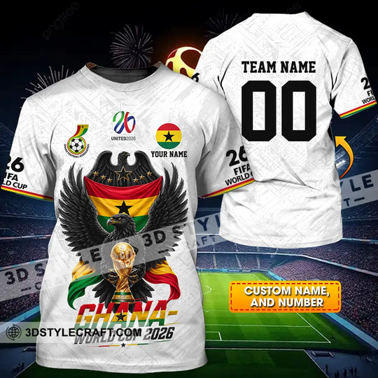 Unisex Shirt - Custom Ghana 3D Shirt style option 1