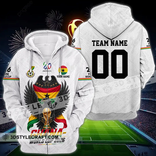 Unisex Shirt - Custom Ghana 3D Shirt style option 4