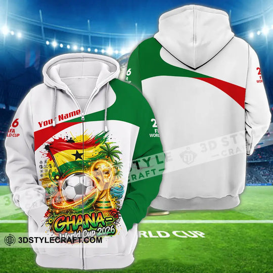 Unisex Shirt - Custom Ghana 3D Shirt style option 4