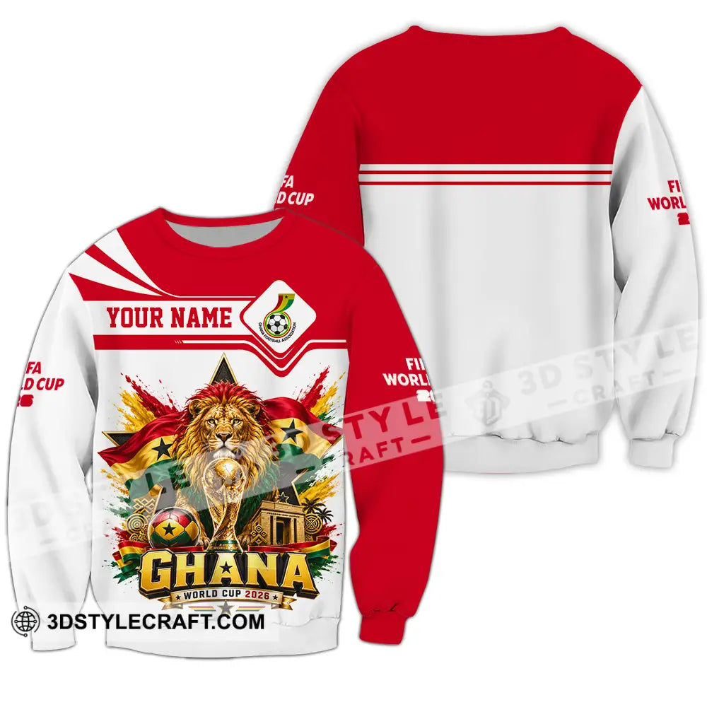 Unisex Shirt - Custom Ghana World Cup 2026 Shirt - Long Sleeve / S - T-shirt