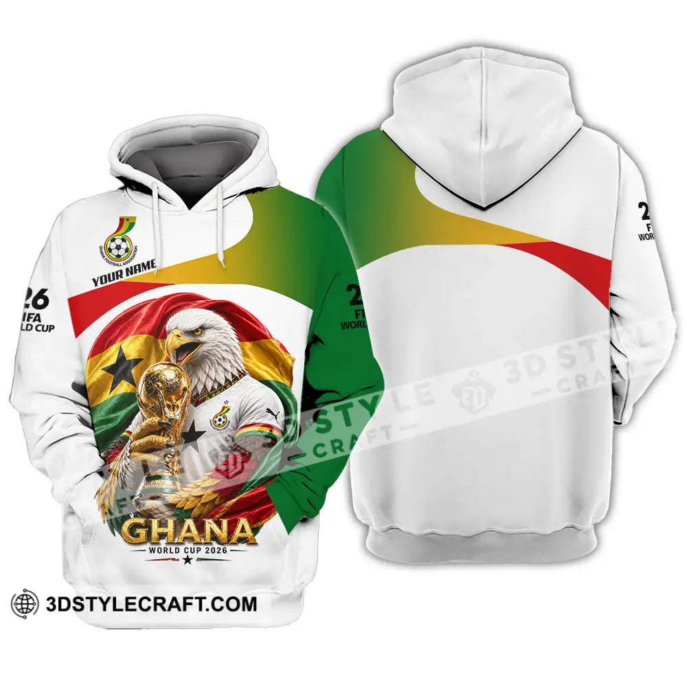 Unisex Shirt - Custom Ghana World Cup 2026 3D Shirt - Hoodie / S - T-shirt