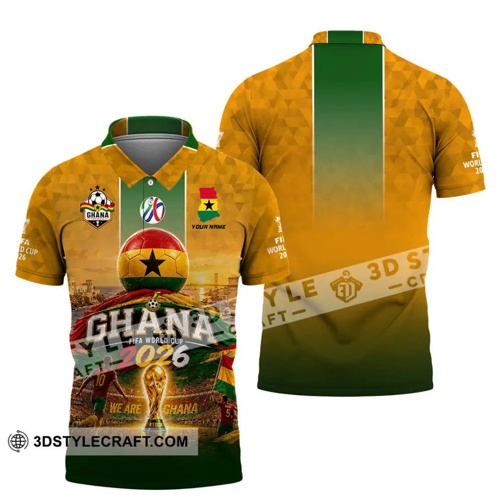 Unisex Shirt - Custom Ghana World Cup 2026 Shirt - Polo Shirt / S - T-shirt