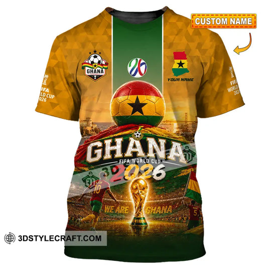 Unisex Shirt - Custom Ghana World Cup 2026 Shirt style option 1