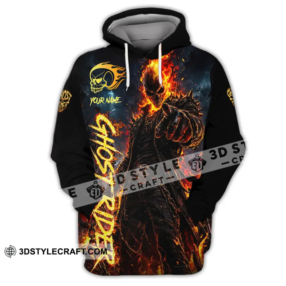 Unisex Shirt - Custom Ghost Rider Shirt - Hoodie / S - T-shirt