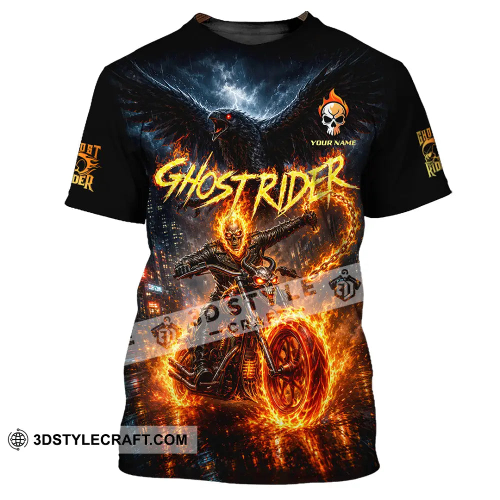 Unisex Shirt - Custom Ghost Rider Shirt - T-Shirt / S - T-shirt