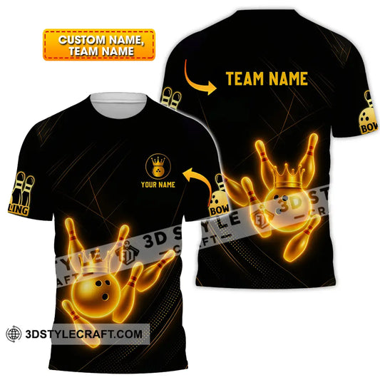 Unisex Shirt - Custom Golden Bowling Shirt T-shirt