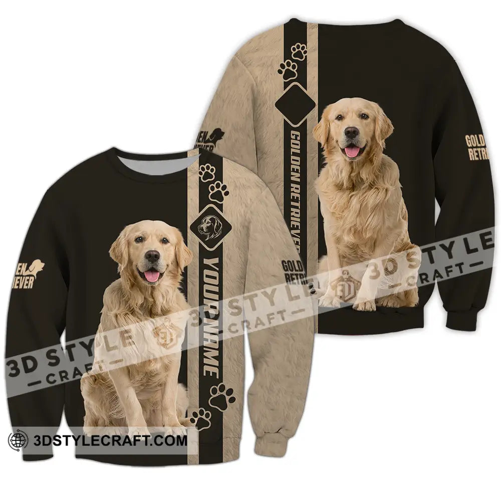 Unisex Shirt - Custom Golden Retriever Shirt Long Sleeve / S T-shirt
