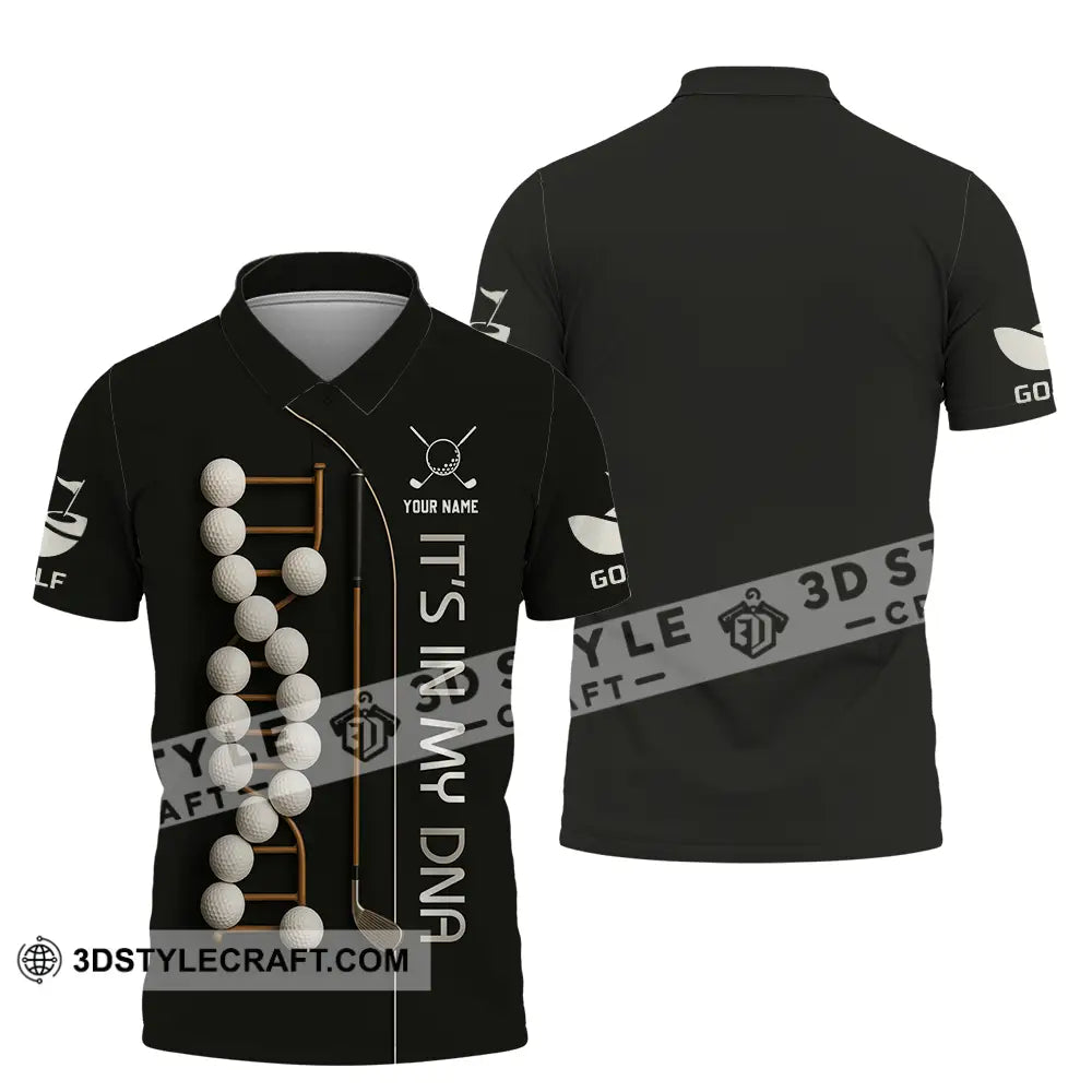 Unisex Shirt - Custom Golf In My DNA Shirt Polo Shirt / S T-shirt