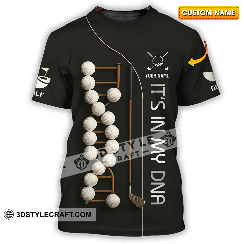 Unisex Shirt - Custom Golf In My DNA Shirt T-shirt