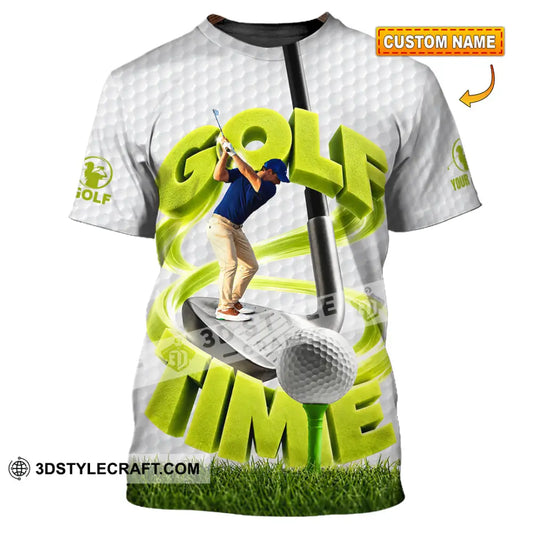 Unisex Shirt - Custom Golf Time Shirt - T-shirt