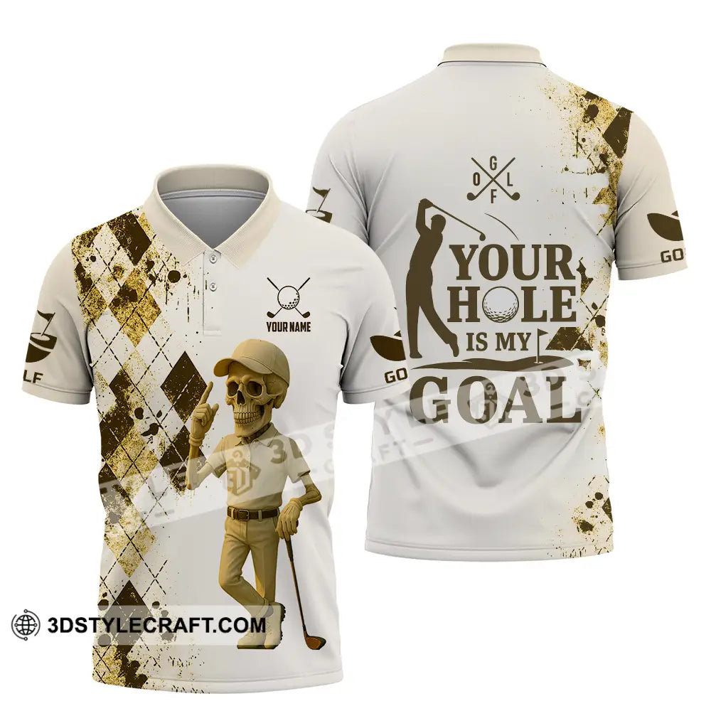 Unisex Shirt - Custom Golf Your Hole Is My Goal Shirt Polo Shirt / S T-shirt