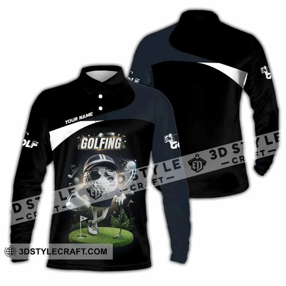 Unisex Shirt - Custom Golfing Shirt - Long Sleeve Polo / S - T-shirt