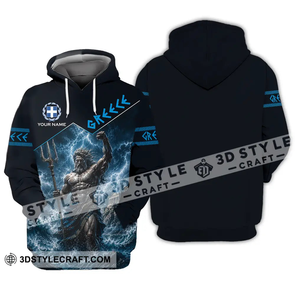 Unisex Shirt - Custom Greece Shirt - Hoodie / S - T-shirt