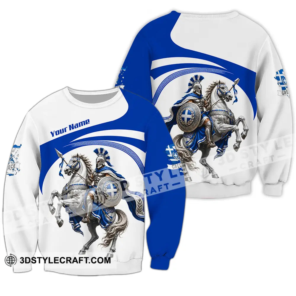 Unisex Shirt - Custom Greece Shirt - Long Sleeve / S - T-shirt