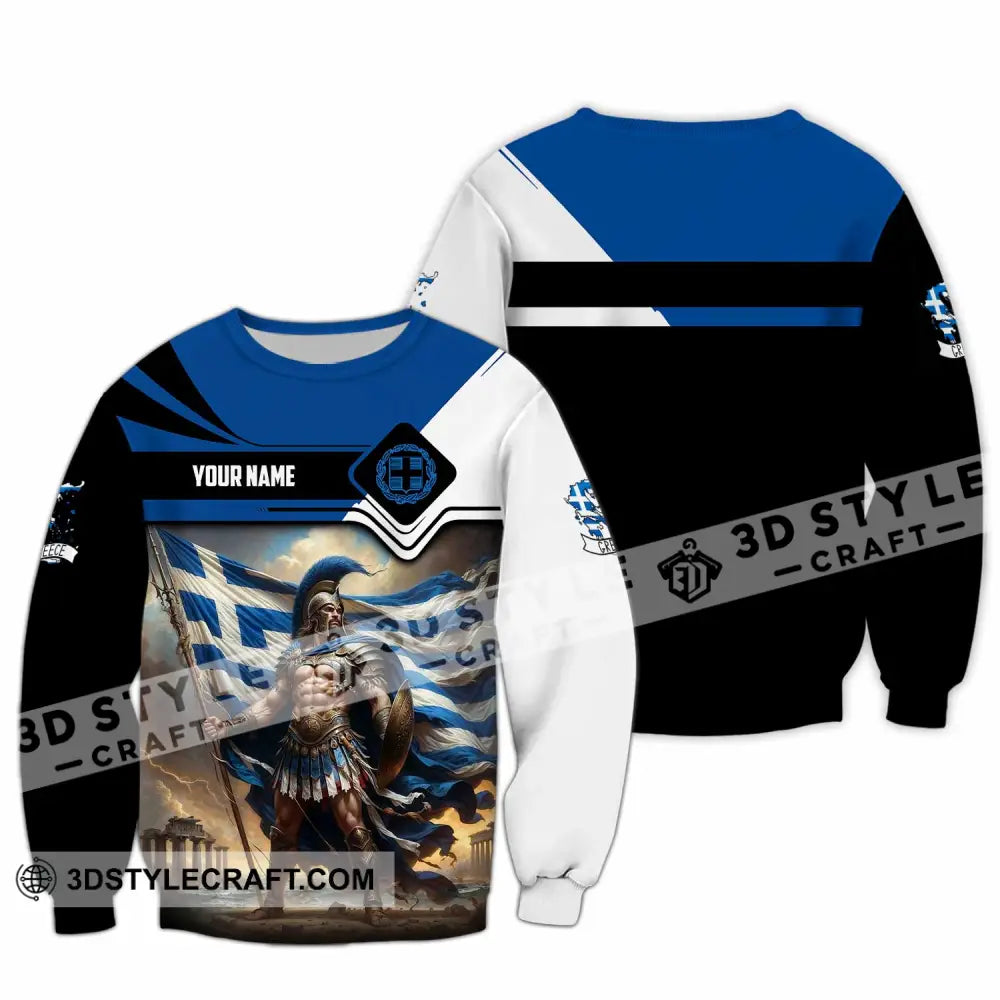 Unisex Shirt - Custom Greece Shirt Long Sleeve / S T-shirt