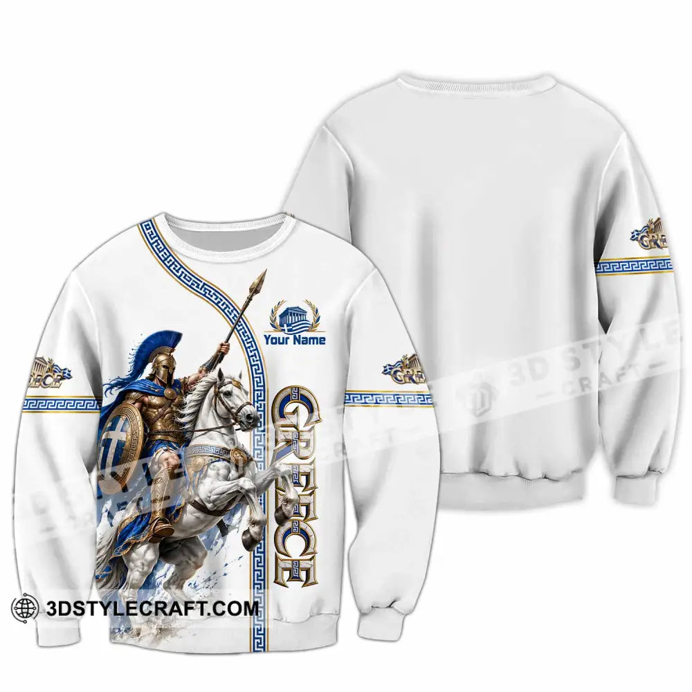 Unisex Shirt - Custom Greece Shirt - Long Sleeve / S - T-shirt