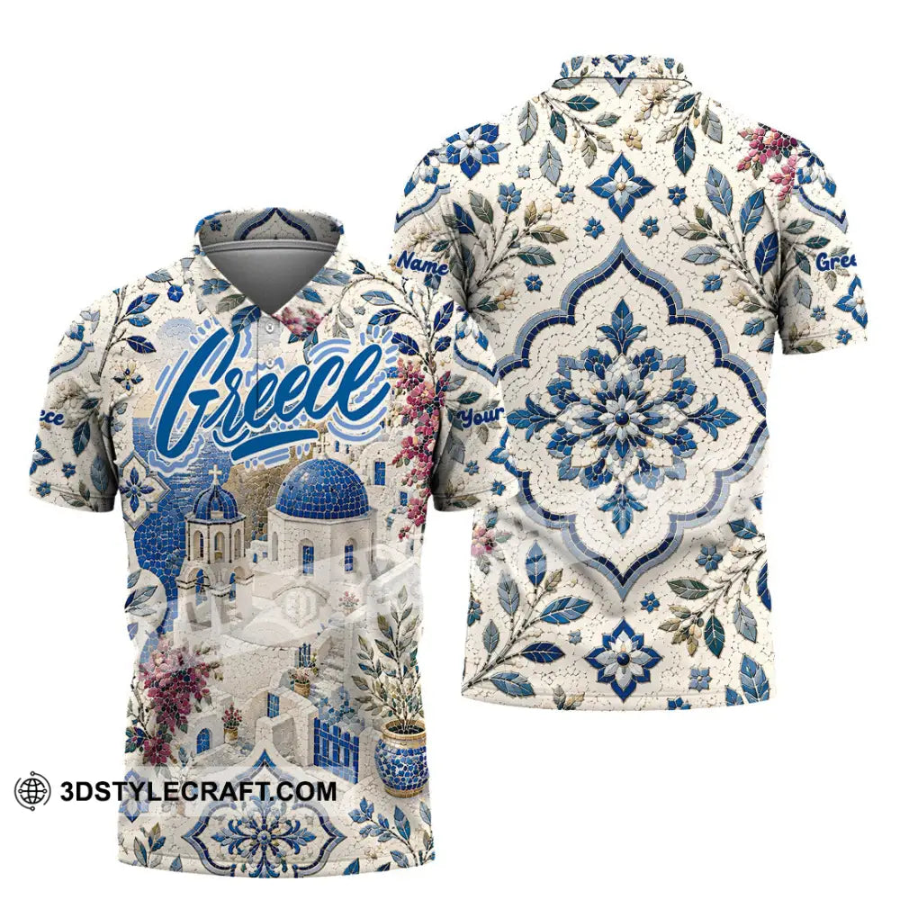 Unisex Shirt - Custom Greece Shirt - Polo Shirt / S - T-shirt