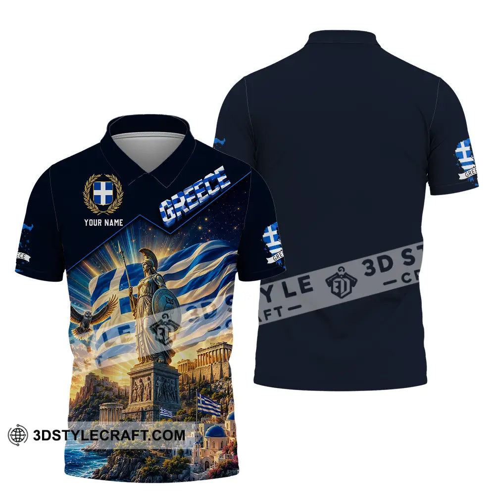 Unisex Shirt - Custom Greece Shirt - Polo Shirt / S - T-shirt