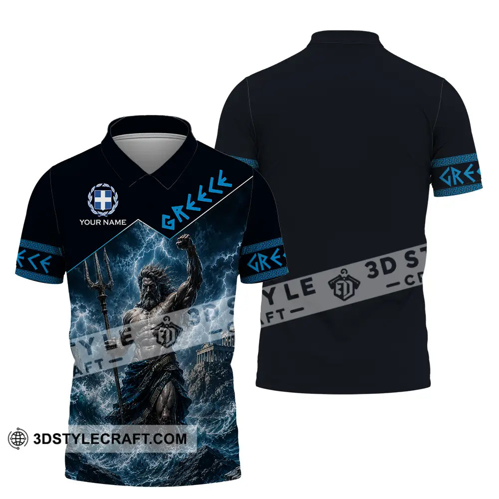 Unisex Shirt - Custom Greece Shirt - Polo Shirt / S - T-shirt
