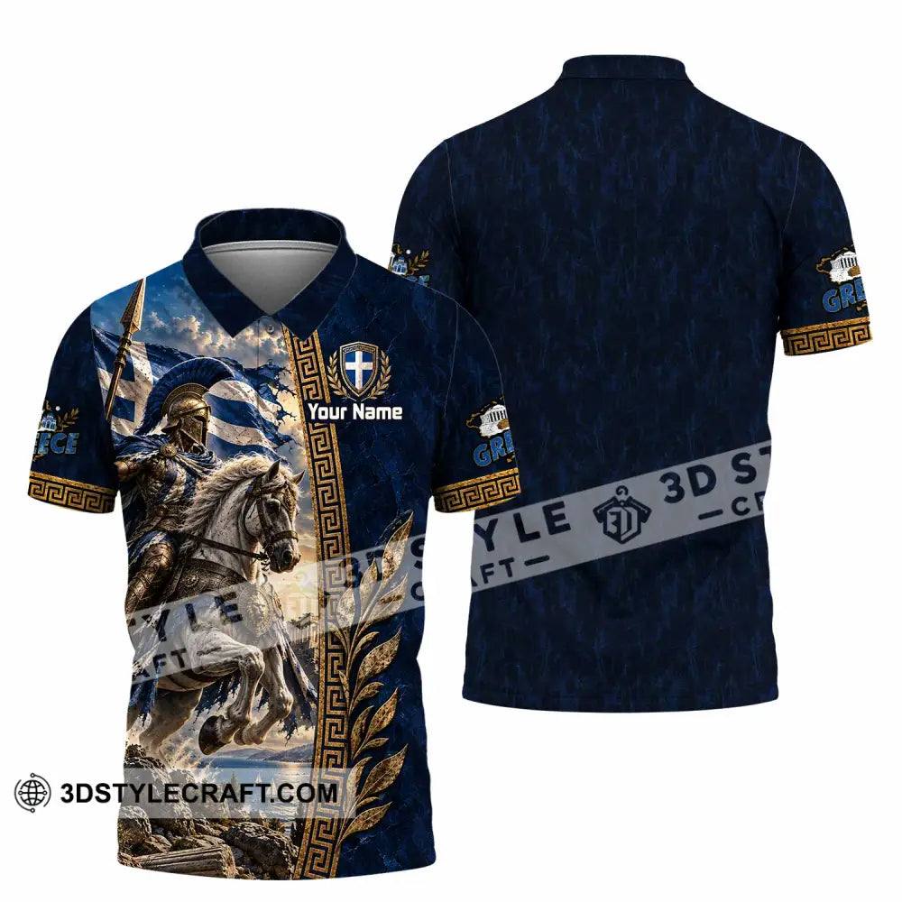 Unisex Shirt - Custom Greece Shirt - Polo Shirt / S - T-shirt