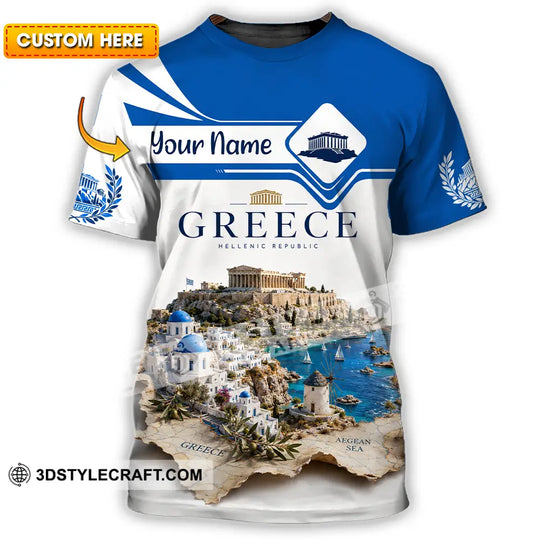 Unisex Shirt - Custom Greece Shirt style option 1